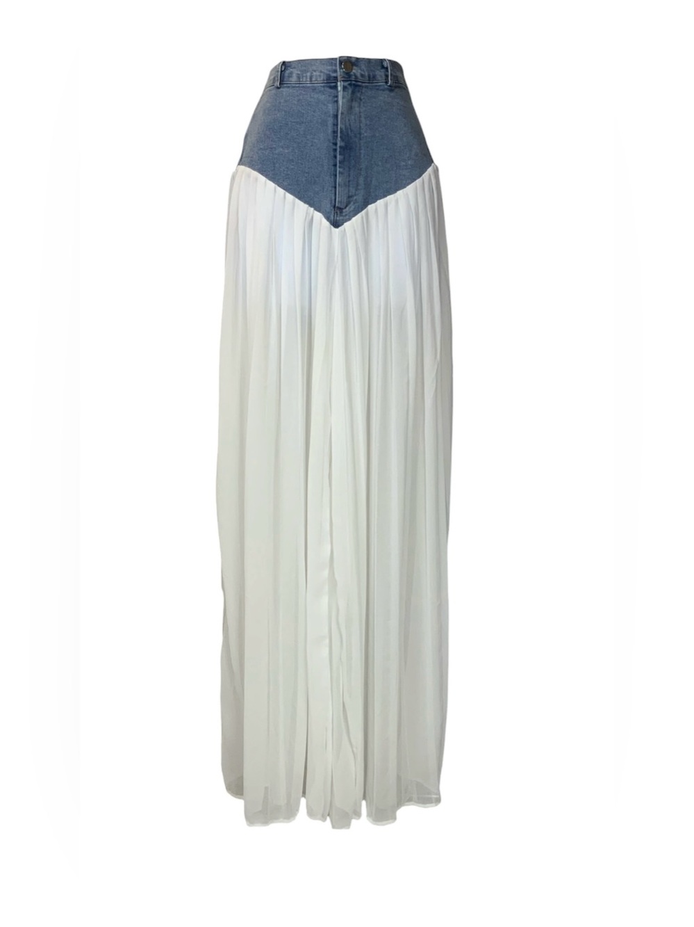 FN Dania Pleated High Waist Wide-Leg Pants